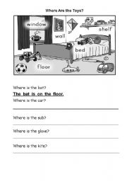 English Worksheet: preposition