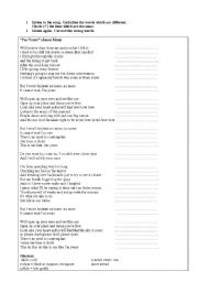 English worksheet: Im yours by Jason Mraz