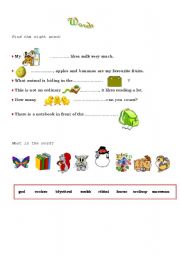 English worksheet: present simple vs present continuous