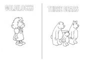 English Worksheet: GOLDILOCKS AND THE THREE BEARS