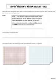 English Worksheet: Story Writing 2