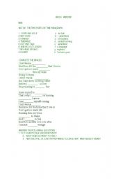English Worksheet: FEEL (SONG) BY Robbie Williams