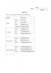 English worksheet: Passive Voice