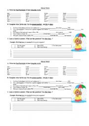 English Worksheet: Mini -test Present Perfect