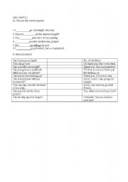 English worksheet: Can Cant