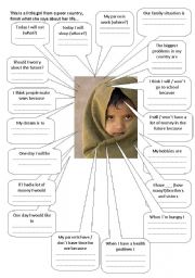 English Worksheet: Problem solving - Poor and hungry children