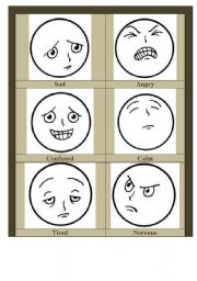 English Worksheet: Facial expressions