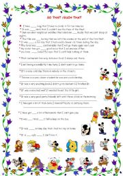 English Worksheet: so- such that