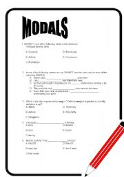 QUIZ ON MODALS