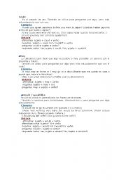 English Worksheet: Modals