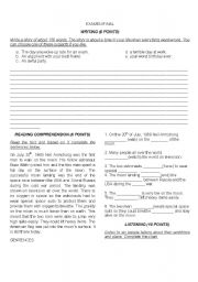 English Worksheet: EVALUATION