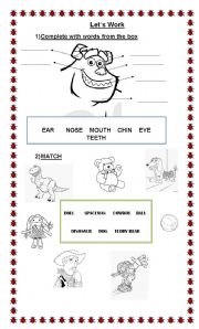 English Worksheet: Funny revision