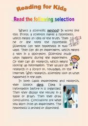 English Worksheet: Reading for Kids