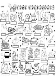 English Worksheet: more food