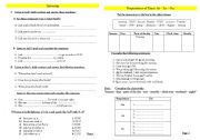 English Worksheet: Daily routines - prepositions of time - writing