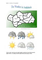 English Worksheet: The weather in Andalucia (Spain)