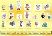 English Worksheet: Jobs matching task