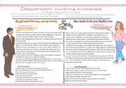 English Worksheet: Desperately seeking someone