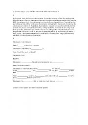 English worksheet: Reported Speech