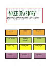 make up a story