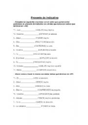 English Worksheet: present simple