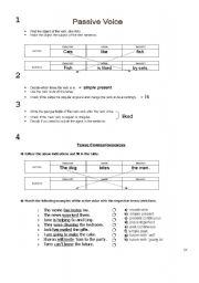 English worksheet: Passive Voice