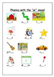 English Worksheet: Phonics with the 