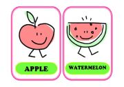 English Worksheet: Food Flash-cards 2/3