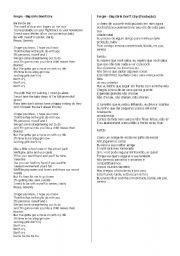 English Worksheet: SONG: BIG GIRLS DONT CRY - FERGIE