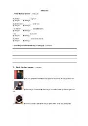 English worksheet: HAVE GOT + PHYSICAL DESCRIPTIONS