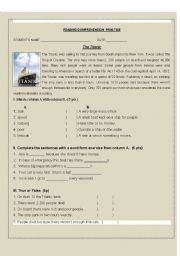 English Worksheet: Titanic 