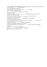 English Worksheet: Future Tense 
