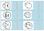 English Worksheet: Describing Personality flash-cards part1