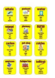 English Worksheet: Taboo - set 3