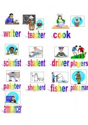 English Worksheet: jobs