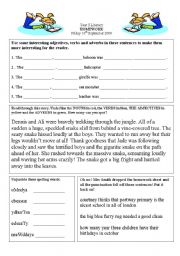 English Worksheet: Adjectives and adverbs worksheet