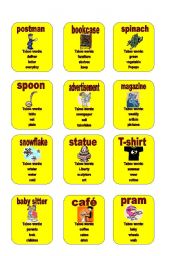 English Worksheet: Taboo - set 4