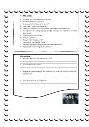 English Worksheet: supernatural episode part 2