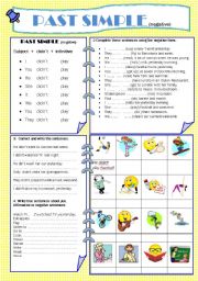 English Worksheet: past simple negative 2/4