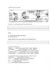 English Worksheet: Do or Does