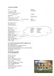 English worksheet: Country house