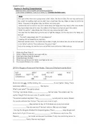 English Worksheet: MULAN 