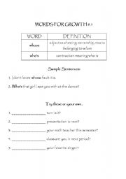 English worksheet: Commonly Confused Words
