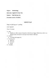 English worksheet: SPEAKING TASK