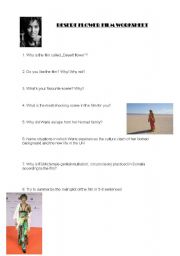 Desert Flower by Waris Dirie film worksheet