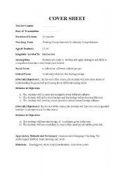 English worksheet: lesson plan-Inuits