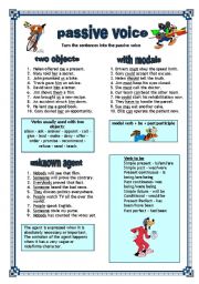 English Worksheet: passive voice (15.05.10)