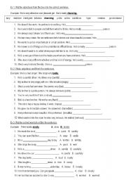 English Worksheet: adjectives abd adverbs