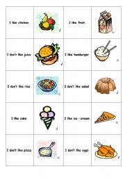 English Worksheet: Do you like...? _Domino