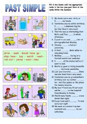 English Worksheet: Past Simple